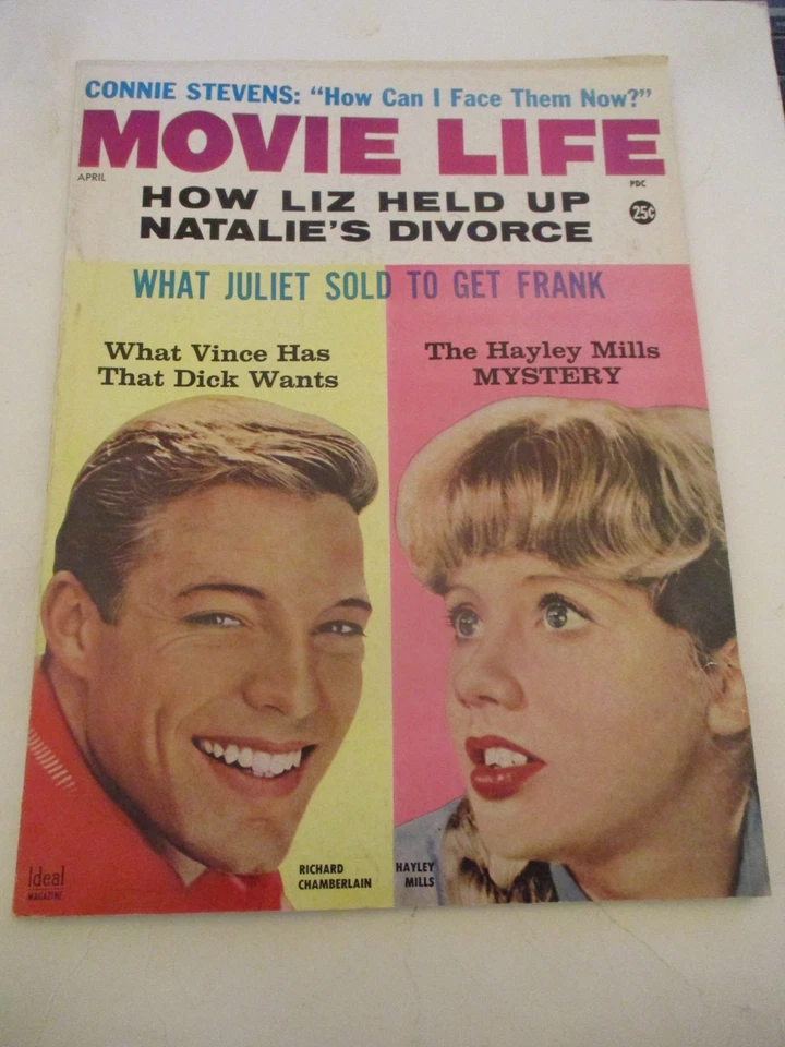 Juliet Prowse, Hayley Mills, Vince Edwards - Movie Life Magazine 1962 - Image 1 of 1