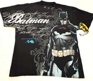 Civil Regime & Gotham's Batman Graphic Print Oversized Tee Shirt Adult Large - Picture 1 of 8