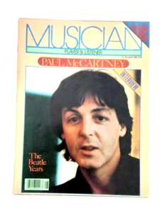 Musician Magazine August 1980 - Paul McCartney Interview "The Beatle Years" VG+ - Picture 1 of 3