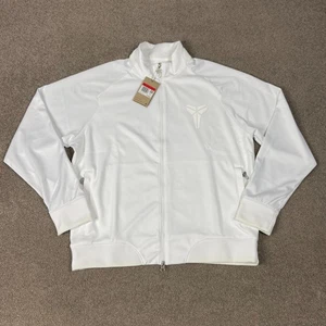 Nike Dri-FIT Kobe Bryant Halo Full Zip White Jacket Men's Size Large FZ0936-100 - Picture 1 of 8
