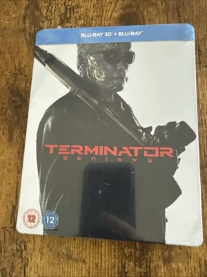 Terminator Genisys 3D + 2D - Zavvi Exclusive Steelbook Only 4000 New & Sealed - Image 1 of 3
