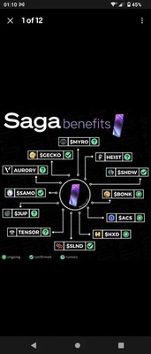 Solana Saga Mobile Phone Genesis Token, Unclaimed Bonk+ More - Image 1 of 4