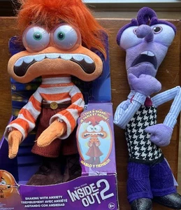 Disney and Pixar Inside Out 2 Shaking with Anxiety / Fear Plush Kids Toys - Picture 1 of 20