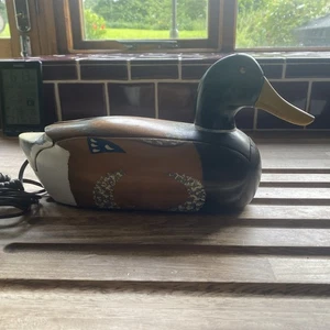 TELEMANIA Wooden Mallard, Duck Land line phone 1980S as seen on Jersey shore - Picture 1 of 5