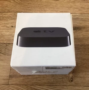 Apple TV (3rd generation) A1427 Black with remote and box š· - Picture 1 of 4