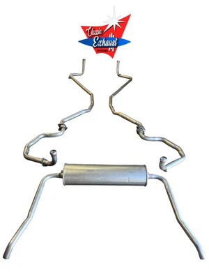 1965 BUICK RIVIERA DUAL EXHAUST, ALUMINIZED WITHOUT RESONATORS - Image 1 of 2