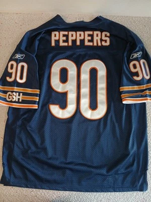 Camiseta deportiva vintage de los Chicago Bears Julius Peppers Reebok On Field talla 54 Foto 1 de 4