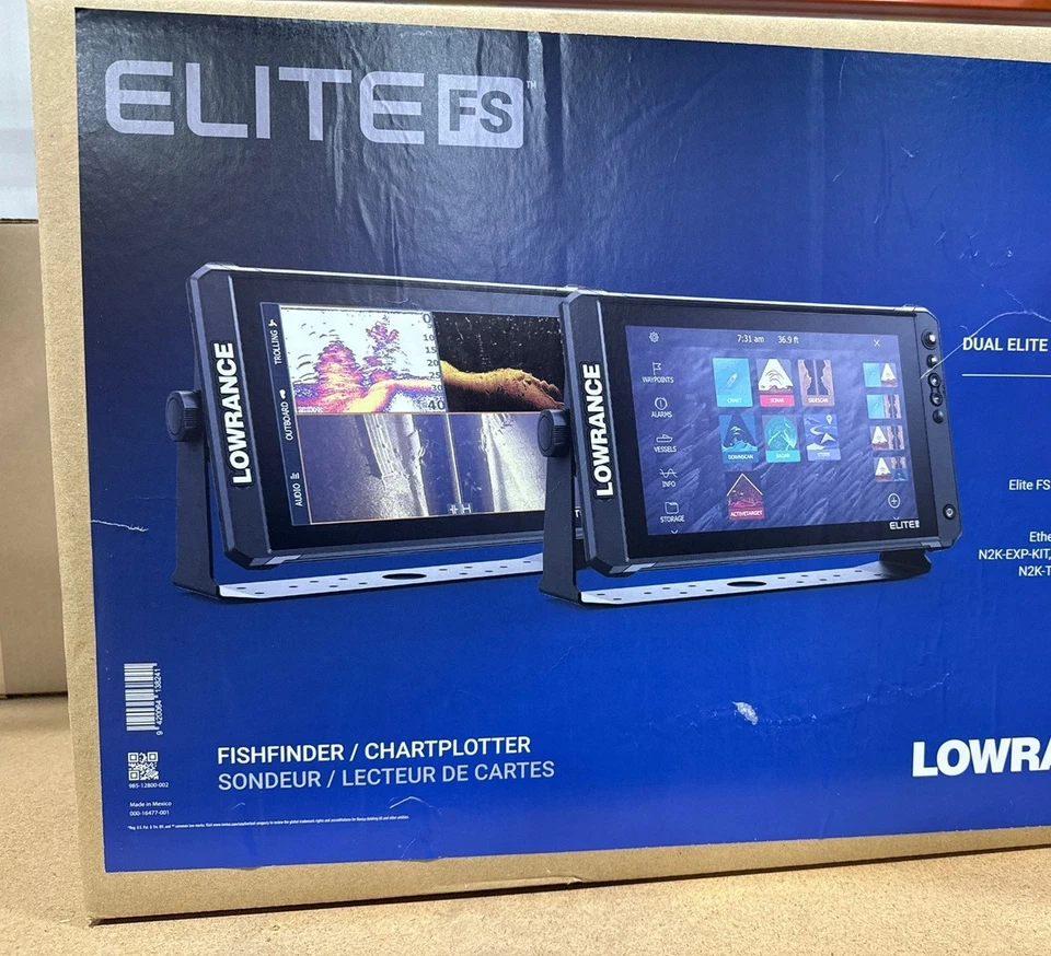 Lowrance Elite FS 10 BOAT in A BOX w/Active Imaging 3-in-1  AND 2 Displays - Image 1 of 1