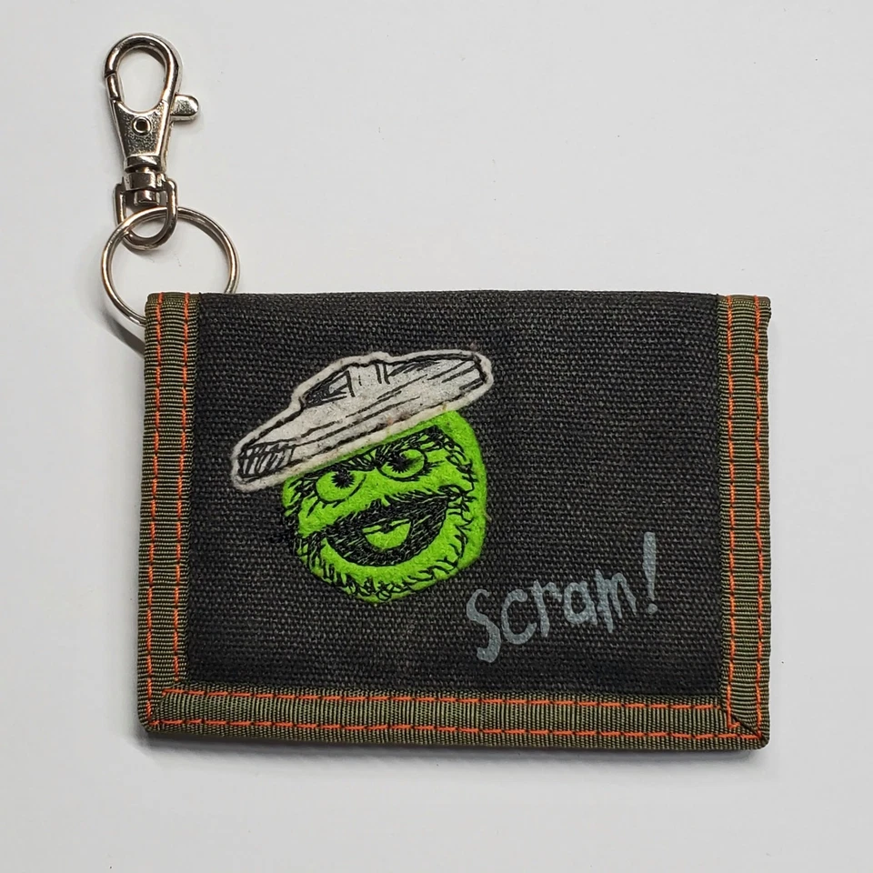 Sesame Street Oscar the Grouch Scram! Bifold Wallet 2005 - Image 1 of 4