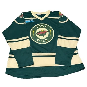 Camiseta de hockey Iowa Wild juvenil XL verde AHL ligas menores deportes EE. UU. Powerade usada en excelente estado - Imagen 1 de 10