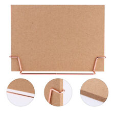 Cork Board Bulletin Board with Rose Gold Base for Home Office Classroom