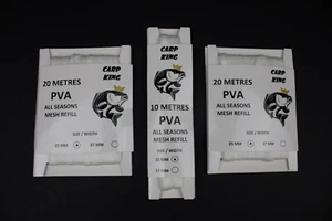 PVA  FAST MELT MESH 50M  BULK  REFILLS (25 OR 37mm)   CARP KING BEST VALUE - Picture 1 of 7