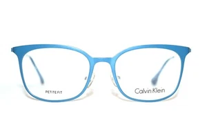 NEW CALVIN KLEIN CK5432 412 MATTE BLUE WOMENS RX EYEGLASSES 47-17-135 PETITE FIT - Picture 1 of 8