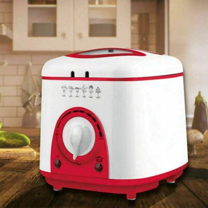 HOOMEI Mini Fritteuse 1 Liter 950 W geeignet für eine Kleinportionsküche  - Bild 1 von 4