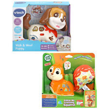 Children Educational Toys Value Pack - Pull-Along Puppy & Learning Squirrel