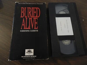 BURIED ALIVE VHS HORROR SCREENER DEMO 1991 TV JENNIFER JASON LEIGH MATHESON RARE - Picture 1 of 2