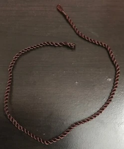 18” Twisted Braided Rope Necklace Brown - Imagen 1 de 1