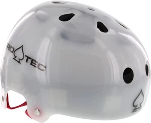 Pro-Tec Bucky Lasek Classic Translucent White Skate Helmet - [X-Large] - Picture 1 of 2