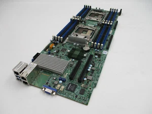 SuperMicro Dual LGA2011-v3 Server Motherboard P/N: X10DRT-PT Tested Working - Afbeelding 1 van 3