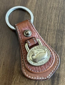 Dooney & Bourke leather and brass Vintage Key Ring - Picture 1 of 2