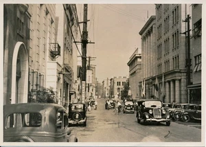 JAPON c. 1945 - Tokyo une Rue - P 352 - Foto 1 di 2