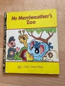 A LITTLE GOLDEN BOOK. MR MERRIWEATHER'S ZOO. HARDCOVER. 1975 - Picture 1 of 11