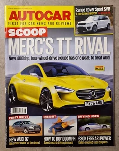 AUTOCAR Magazine 15 April 2015, Merc's TT Rival, Range Rover Sport SVR, Audi Q7 - Picture 1 of 2
