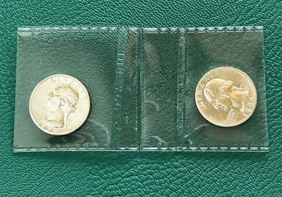 1958 George Washington Quarter Brilliant Uncirculated BU - 2 Coin Set (25 cents) - Image 1 of 4