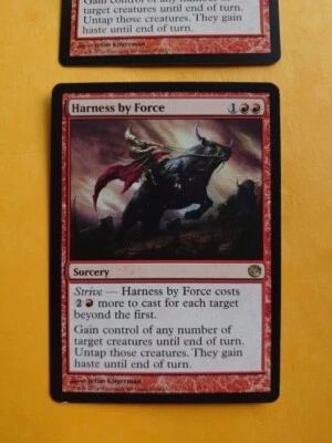 Harness by force x2 Sorcery rare JOURNEY INTO NYX . Magic The Gathering Card. - Image 1 of 4