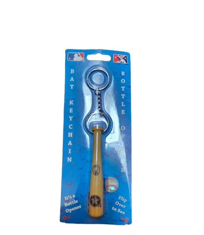 HOUSTON ASTROS MINI BASEBALL BAT KEYCHAIN KEY RING WITH BOTTLE OPENER MLB Cover