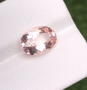 4.61cts UNIQUE ULTRA RARE 100% NATURAL  PINKISH COLOR MORGANITE Loose Gemstone - Picture 1 of 3