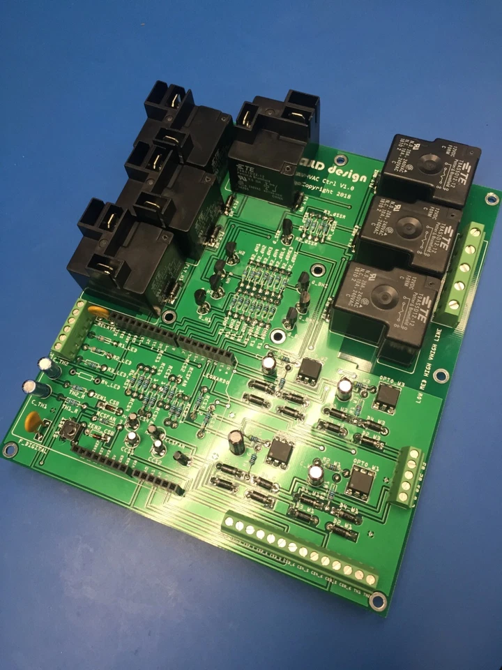 Arduino leonardo compatible, custom shield PCB for HVAC systems - Image 1 of 2