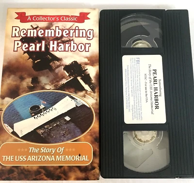 Remembering Pearl Harbor VHS Tape:  Ships Same Day With Tracking Foto 1 de 2