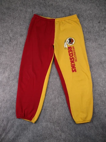 Vintage Washington Redskins Sweatpants Mens Large Red Joggers NFL Made in USA Cover
