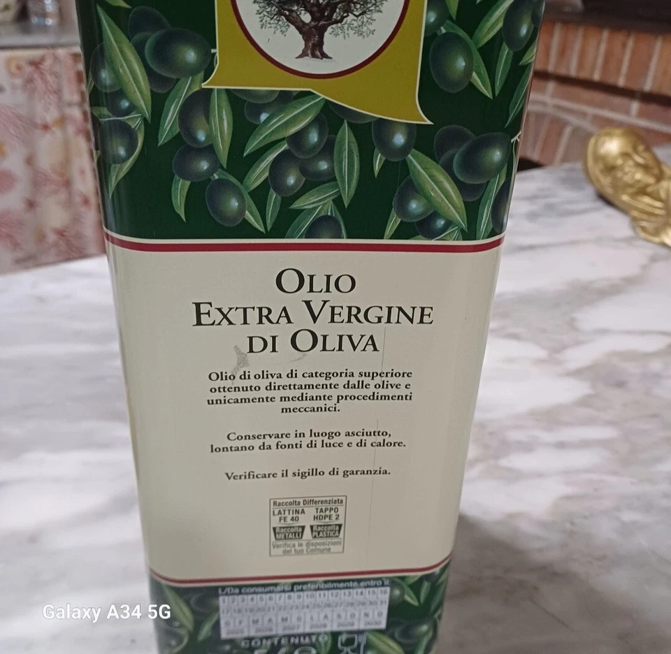 olio extravergine di oliva 5 litri novembre 2024 - Immagine 1 di 1