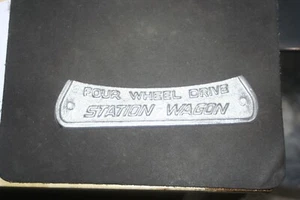 Land Rover Series 2, 2a, 3 88 0r 109 Rear Tub Station Wagon Badge - Picture 1 of 2
