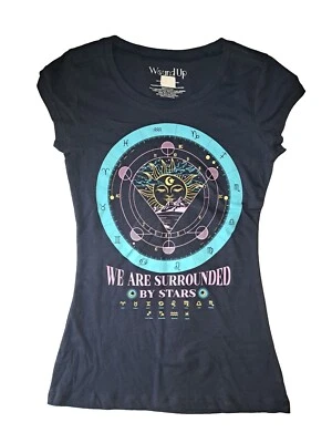 Astrology Horoscope Zodiac We Are Surrounded Stars Shirt Juniors XL 15/17 #A19 - Image 1 of 3