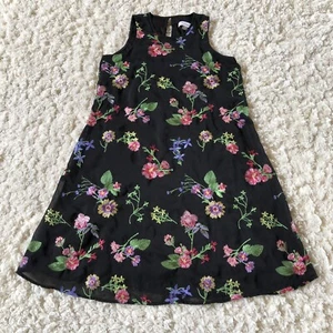 Calvin Klein A-Linien-Kleid bestickt Blumen Spitze gefüttert mehrfarbig Damengröße 2 - Bild 1 von 12