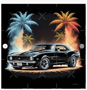 1968 Chevy Camaro SS Poster - 33.1" x 33.1" - Semi Gloss - Picture 1 of 2