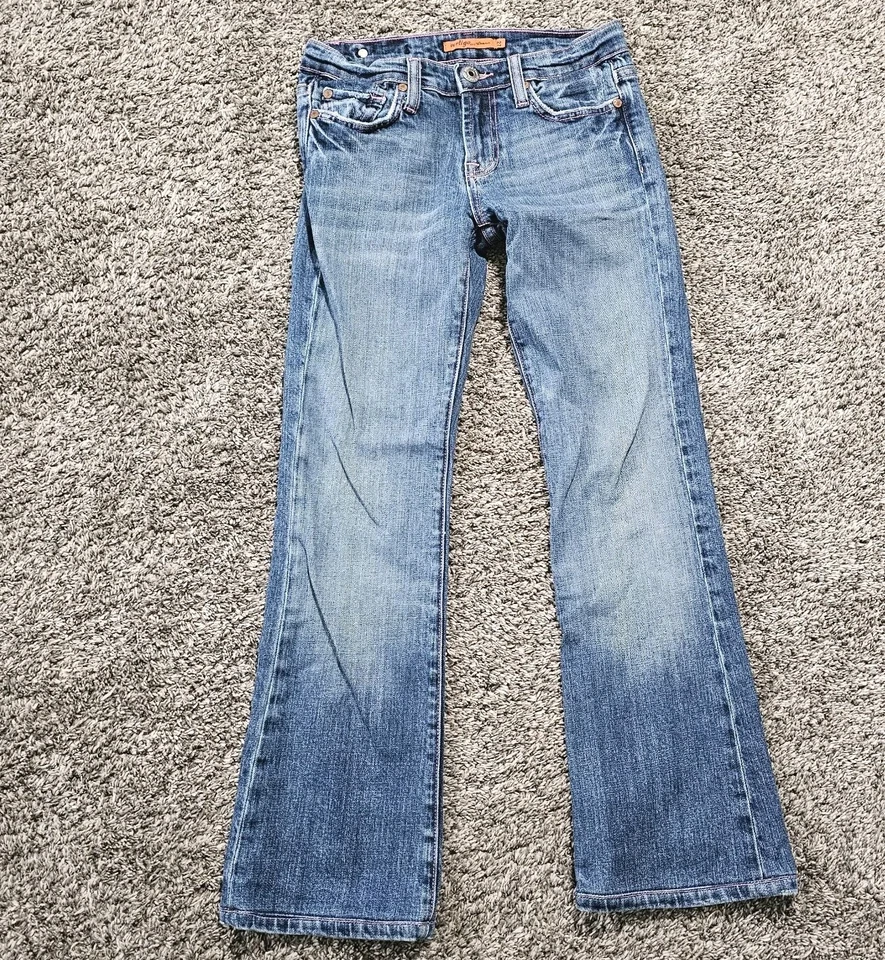 Vertigo Paris Jeans Women's Bootcut Flare Casual Women's 27 Blue — 第 1/4 张图片