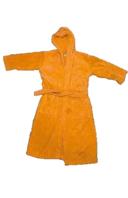 Parador Orange Towels Premium Quality 100% Cotton Hooded L Youth Beach Bathrobe - Image 1 of 3