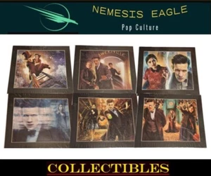 DOCTOR WHO SET OF SIX PRINTS FROM MODERN 7TH SERIES WITH 11TH DOCTOR AND CLARA - Picture 1 of 7