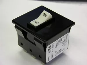 Sensata Airpax 203-222-1-502-4-1-13 5A 3 Pole Illuminated Rocker Circuit Breaker - Picture 1 of 2