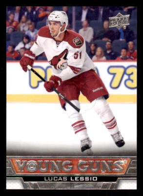 2013-14 Upper Deck #239 Lucas Lessio Young Guns RC - Image 1 of 2