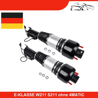 2× Front Air Strut Air Suspension for Mercedes CLS C219 E-Class W211 S211 RWD - Image 1 of 4