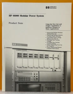 HP / Agilent 5091-2497E 1991 HP 66000 Modular Power System Product Note Manual. - Picture 1 of 3