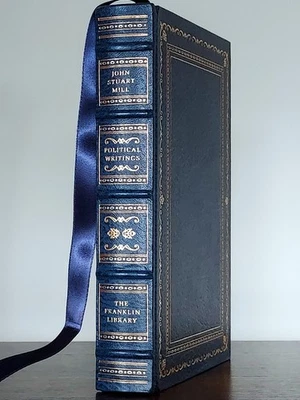 Franklin Library John Stuart Mill Political Writings FINE Leather Liberty Theory - Image 1 of 4