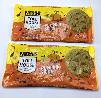 (2 Pack) Nestle Toll House Pumpkin Spice Morsels Baking Chips 9 oz ea - Image 1 of 4