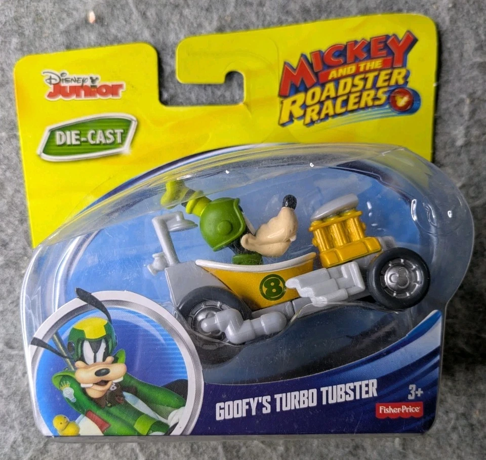Disney Mickey Roadster Racers Goofy’s Turbo Tubster Die-Cast DTT53 New Sealed - Image 1 of 4