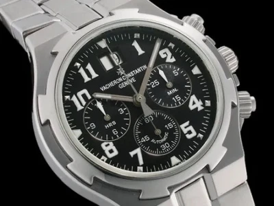 Cronógrafo Vacheron Constantin Overseas 49140/423A-8886 acero inoxidable #SU022 Foto 1 de 4